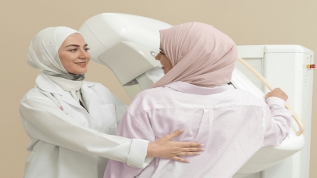 نسب الشفاء من سرطان الثدي المشخص في أول مرحلتين في الأردن 90