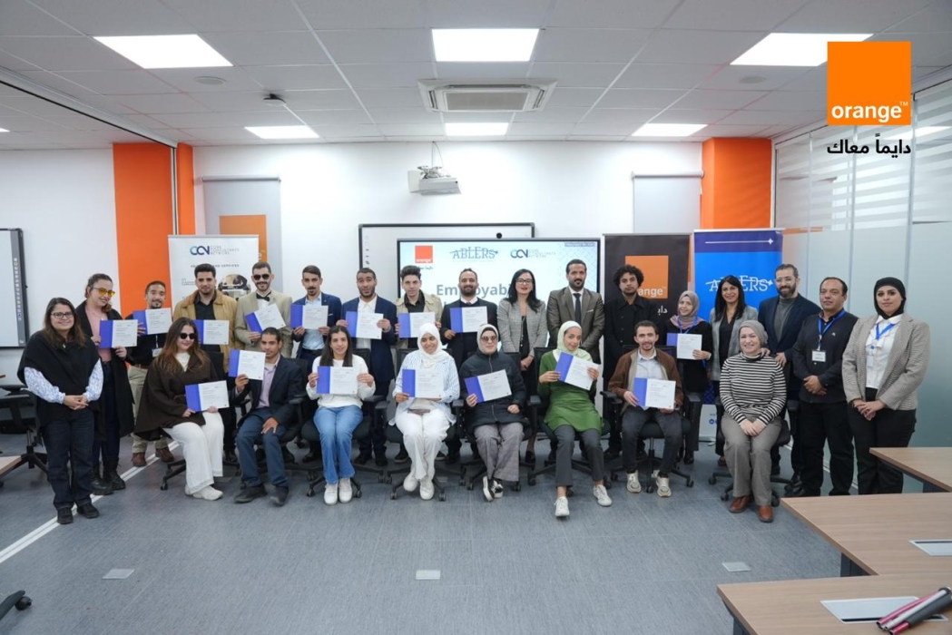 أورنج الأردن تختتم برنامج قادرون للأشخاص ذوي الإعاقة بالتعاون مع شركة Ablers