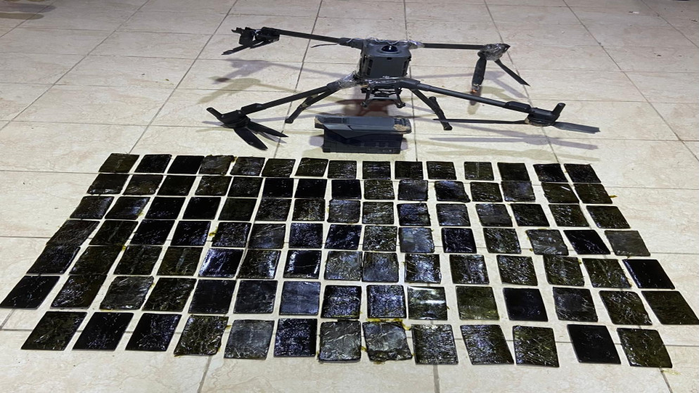 الجيش يطبق قواعد الاشتباك ويحبط محاولة تهريب مواد مخدرة بوساطة طائرة مسيّرة