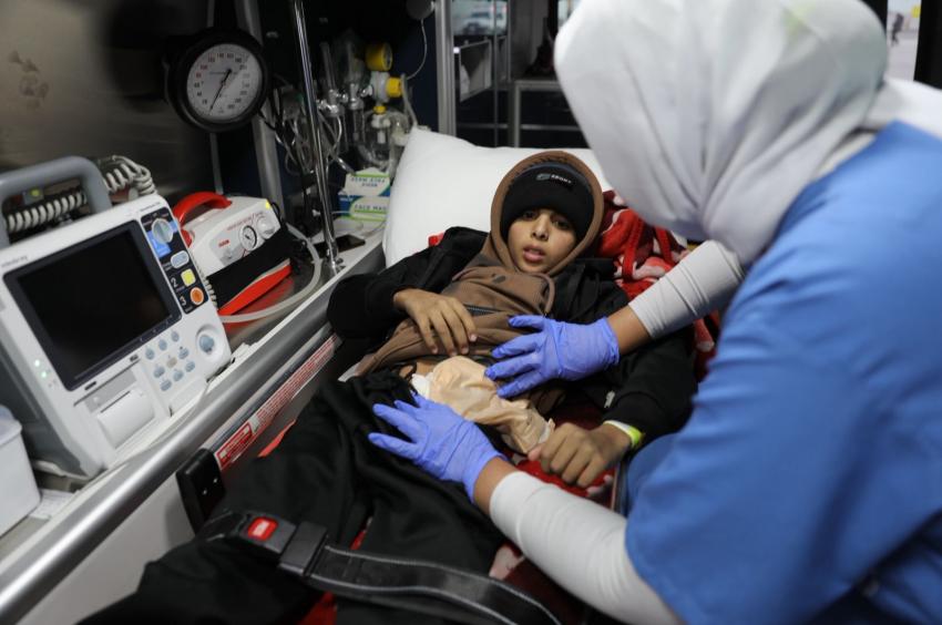 الجيش: إجلاء دفعة جديدة من أطفال غزة المرضى للعلاج في الأردن