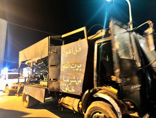 ضبط حفارة آبار مخالفة وخطوط لتعبئة صهاريج مياه (صور)