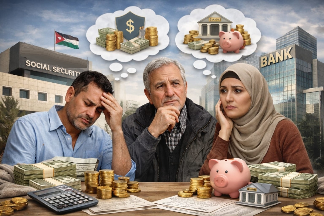 بعد التعديلات الاخيرة.. أردنيون يفكرون بالهروب من الضمان إلى برامج تقاعد شركات التأمين والبنوك