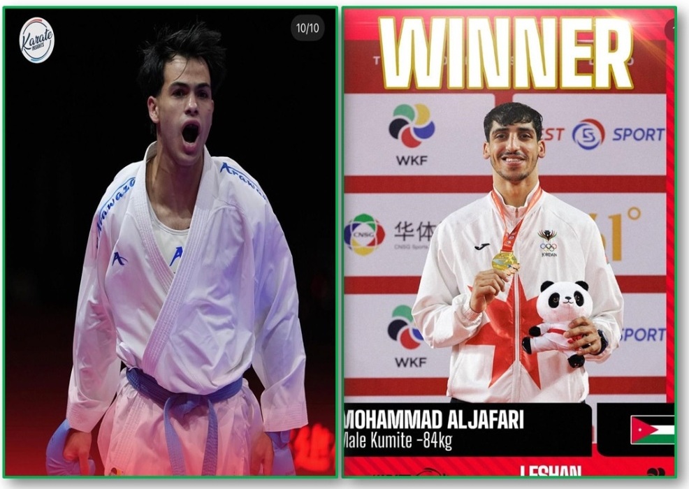 طلبة جامعة عمان الأهلية يحققون إنجازًا عالميًا في الكاراتيه