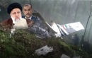 شاهد الصور الأولى لمروحية الرئيس الإيراني.. احترقت بالكامل